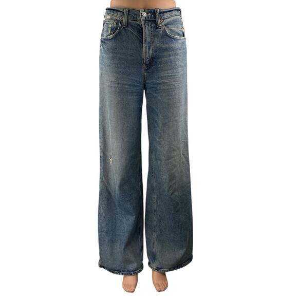 Citizens of Humanity Paloma Baggy Womens High Rise Wide Leg Denim Jeans Size 26 - Picture 1 of 5